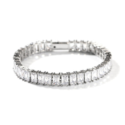 Bracelet Zircon Bracelet Hip Hop Tennis Spectrum St. Valentine's