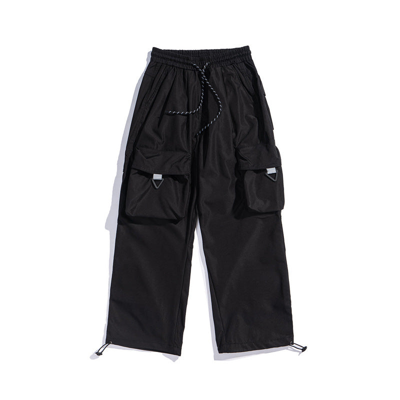 Cargo Pants Three-Dimensional Large Pocket Pure Color Japanese