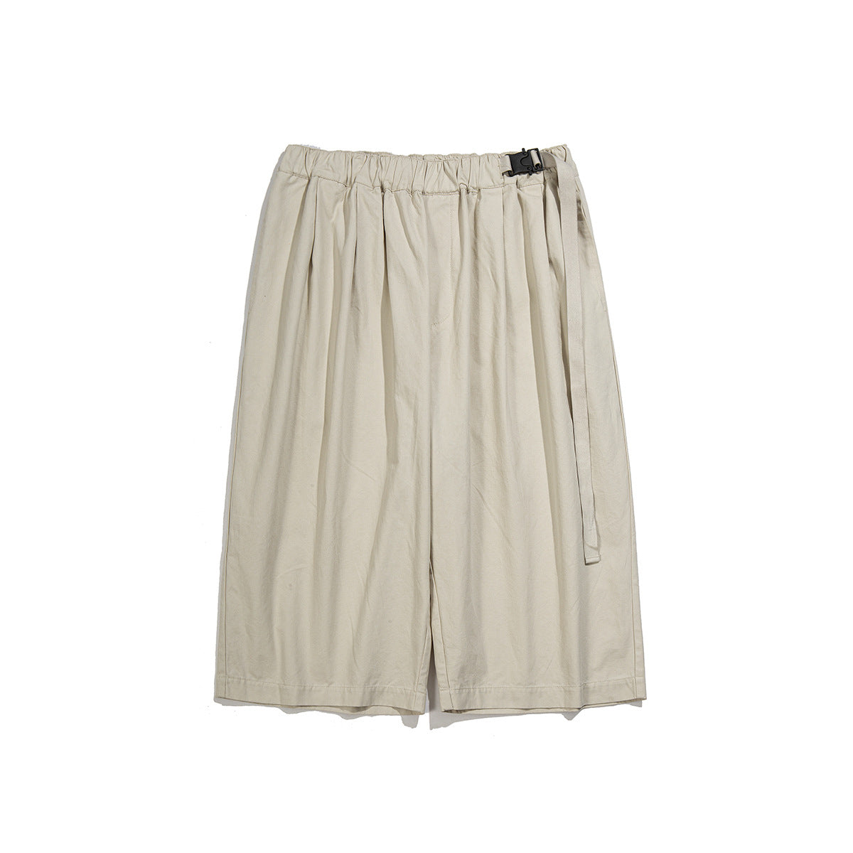 Unisex Shorts Retro Cropped Pants Loose Casual