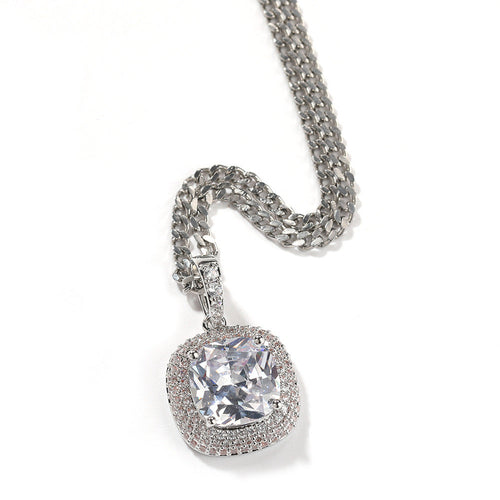 Jewelry Hip Hop Zircon Pendant Hiphop Trend ins St. Valentine's Spectrum