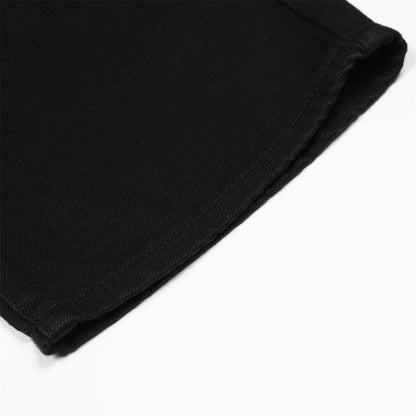 Men Jeans Solid Color Jeans Irregular