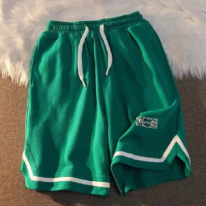 Men Beach Shorts Basketball Shorts Summer Loose Leisure Sports