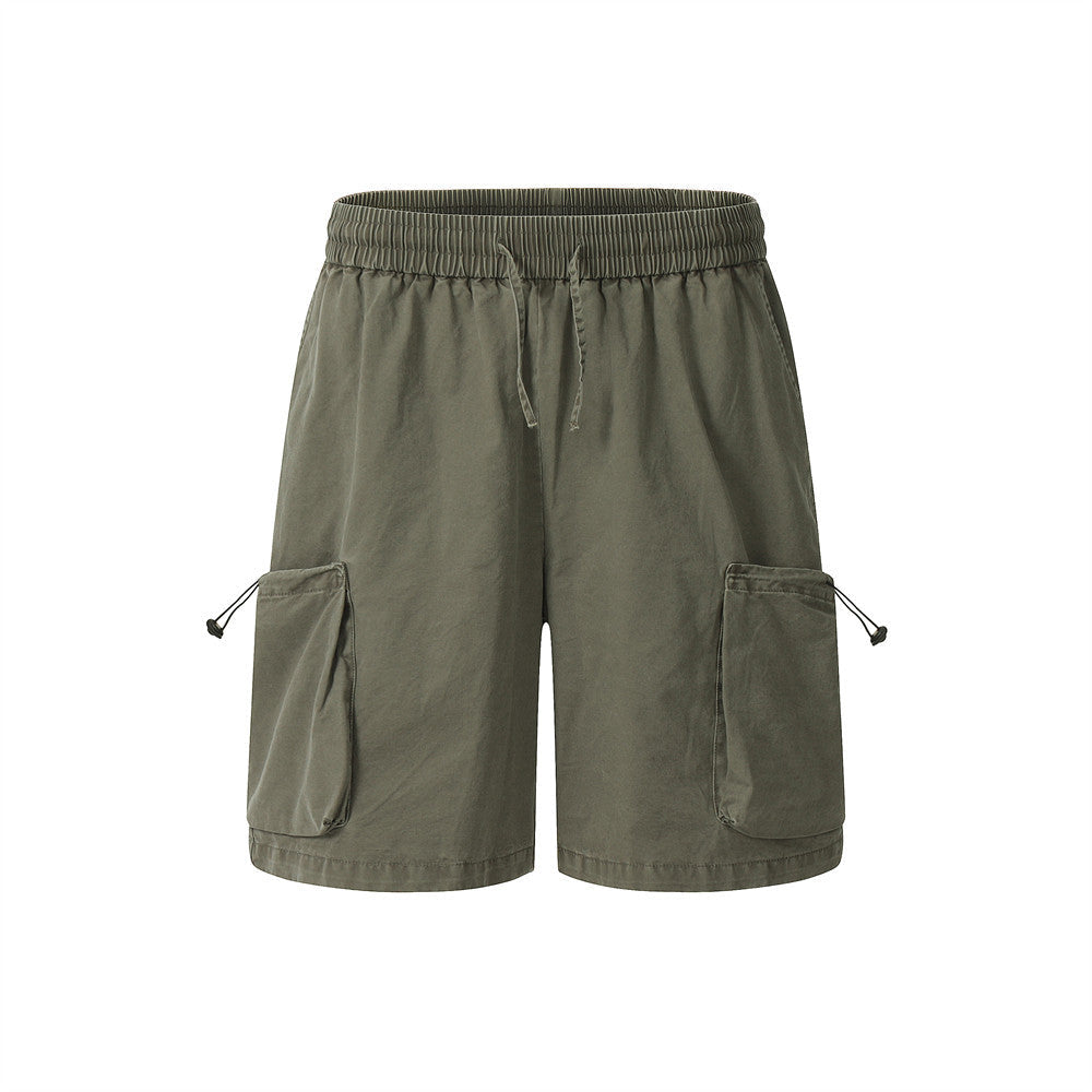 Men Shorts Large Workwear with Pocket Shorts Loose Breathable