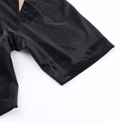 Women Tops Slim Fit One-Piece Shorts Spring