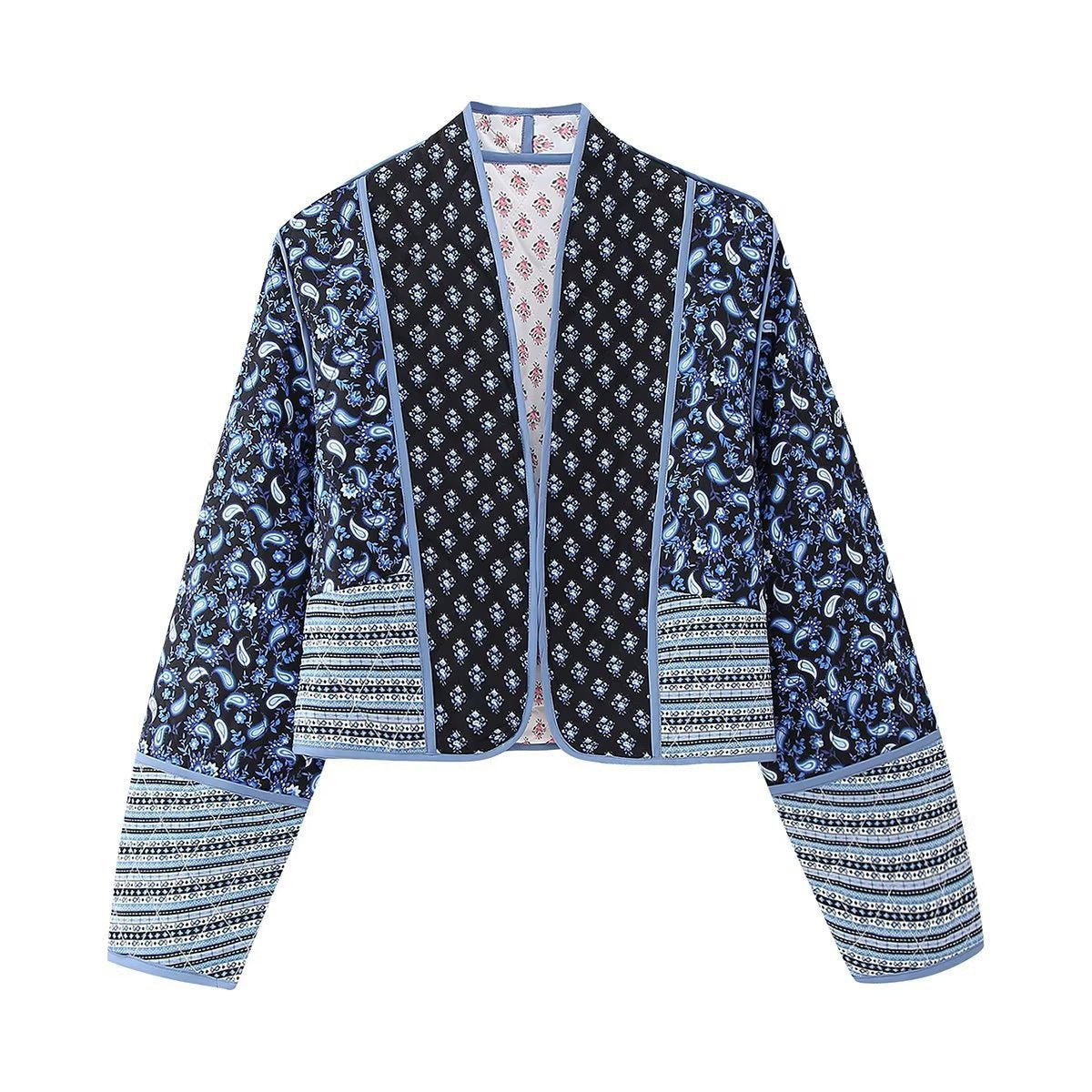 Women Cotton Coat Double-Sided Wear Loose Thin Coat