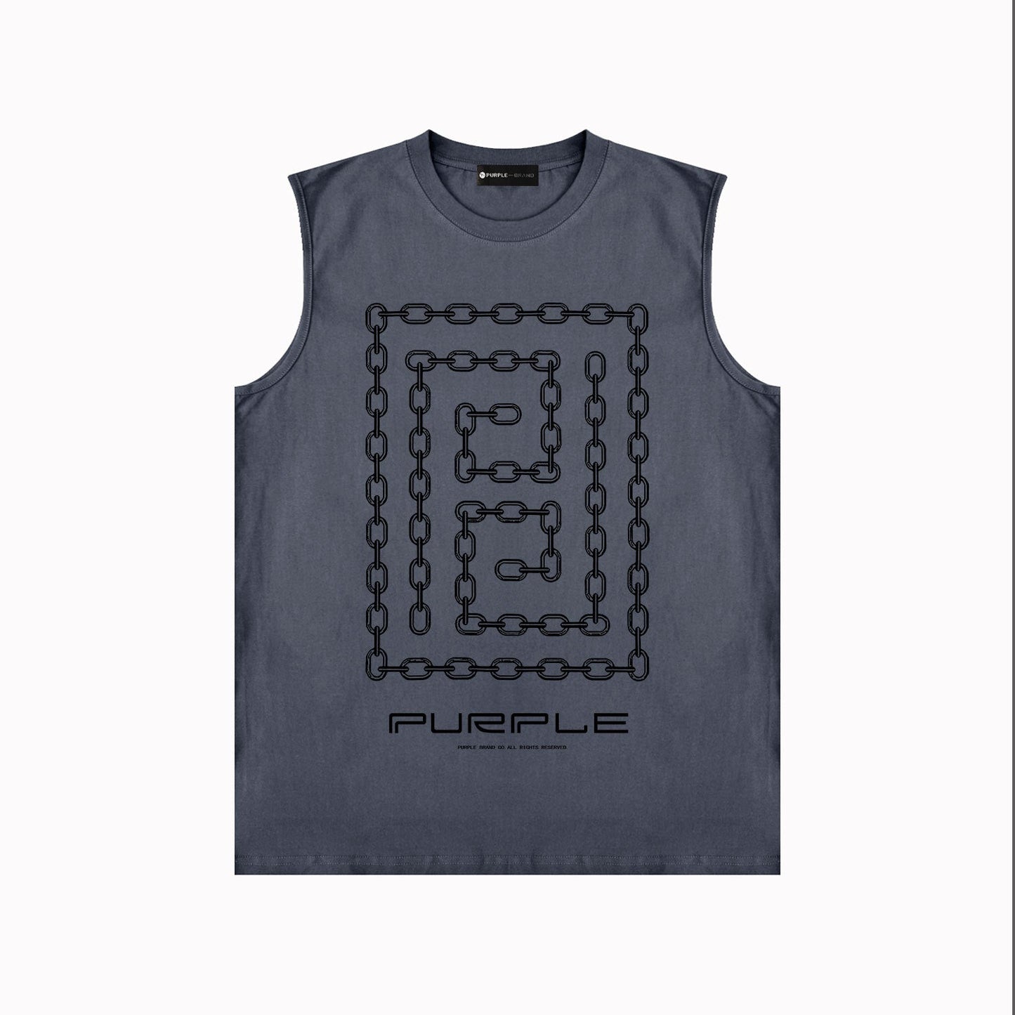 Purple Brand Tank T Shirts Sleeveless T-shirt Vest