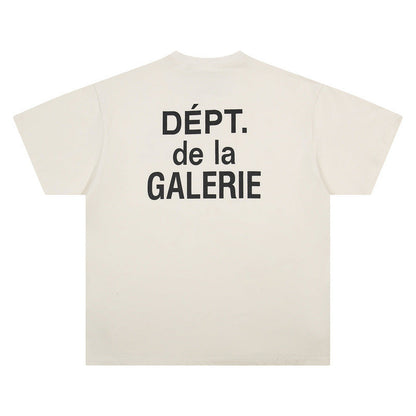 Gallery Dept T-Shirt Alphabet Slogan Short Sleeve T-Shirt
