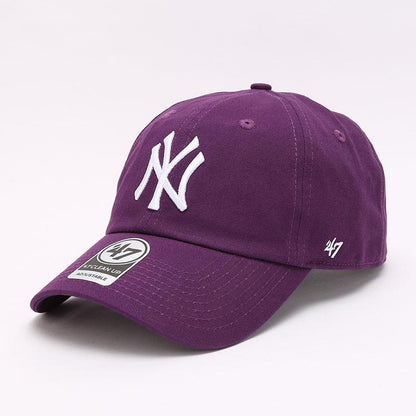 Dodgers and Yankees Baseball Cap 47brand Baseball Cap Female Dark Gray Soft Top Embroidery Hip Hop Male Hat