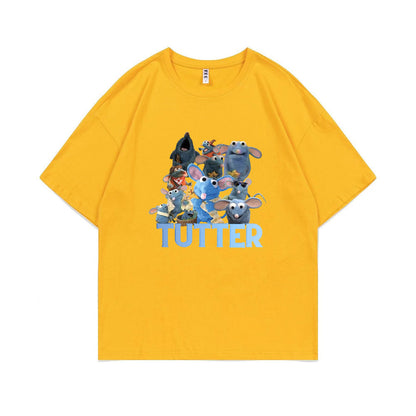 Tutter Rat Meme T-shirt Funny Mouse Print T Shirts
