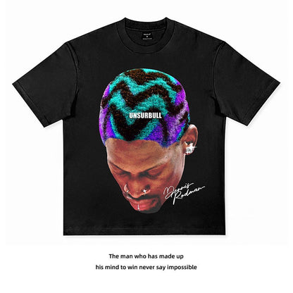 Star T-shirt James 3-ball Curry Booker Morant Oubre American
