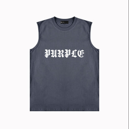 Purple Brand Tank T Shirts Sleeveless T-shirt Vest