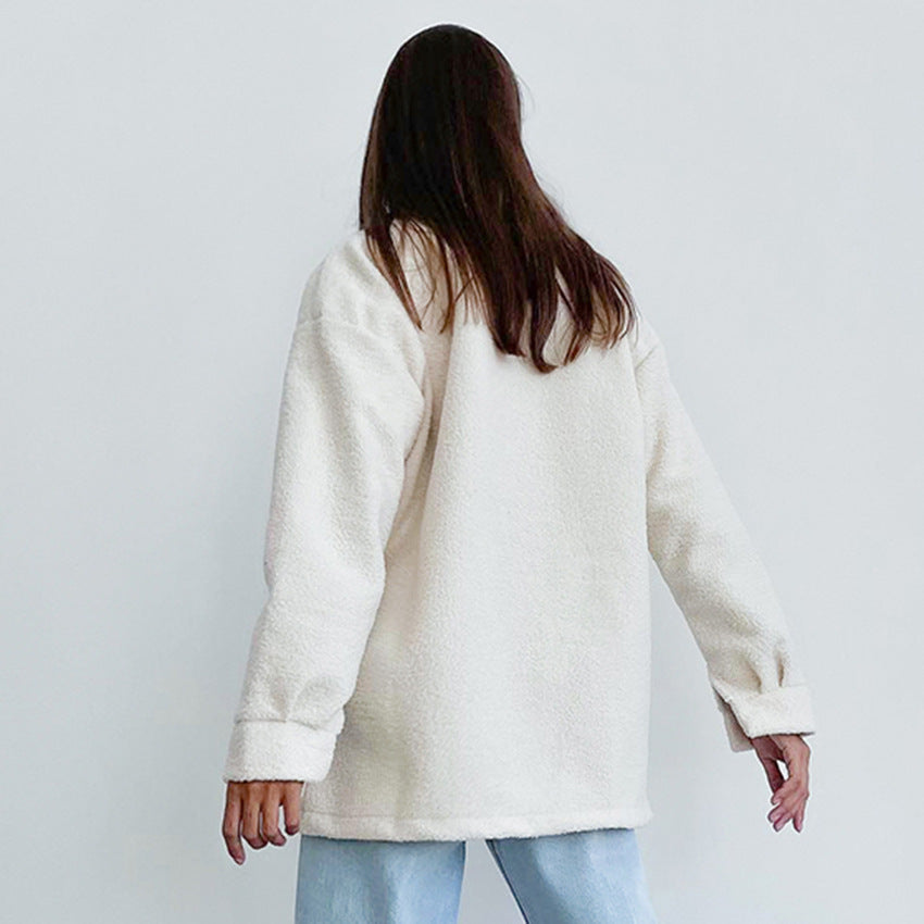Women Trench Coat Fall/Winter Loose Casual Jacket