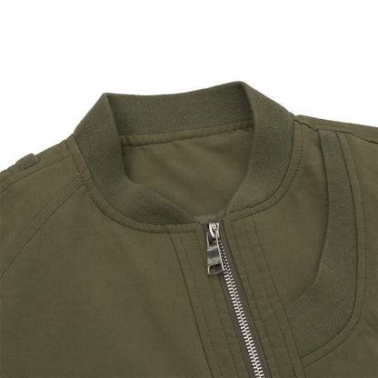 Men Jacket Coat Sleeve Baggy Coat Men's Baseball Uniforms Pilot Jacket Autumn and Winter