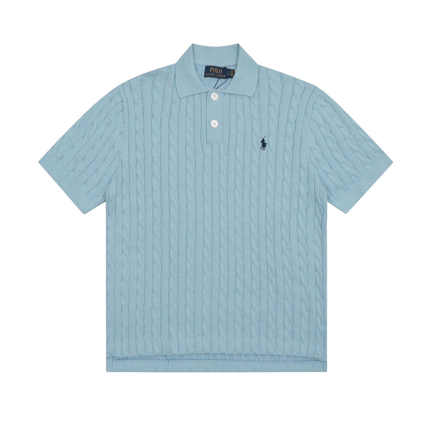 Ralph Lauren Knitted sweaters Ralph Lauren Knitted Short Sleeved Shirt POLO Lapel Knitted Short Sleeve Small Twist Lapel T-Shirt