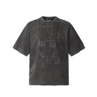 Unisex T-Shirts FOG Dirty Casual Loose T-Shirts