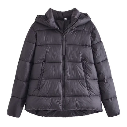 Women Cotton Coat Winter Preppy Style Casual Jacket