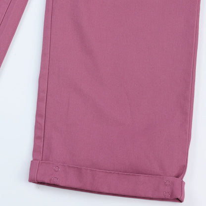 Men Sweatpants Multi-Pocket Loose Wide Leg Straight Long Pants