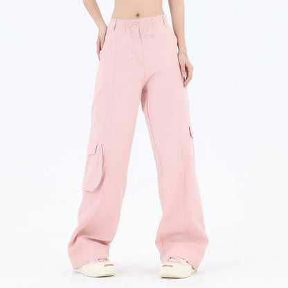 Men Sweatpants Casual Trousers Men's Loose Straight Wide Leg Pants Sports Overalls