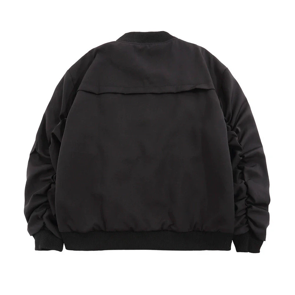 Men Jacket Coat Jacket Men's Autumn and Winter Loose Boxer Brooch Coat