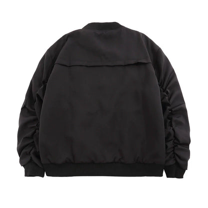 Men Jacket Coat Jacket Men's Autumn and Winter Loose Boxer Brooch Coat