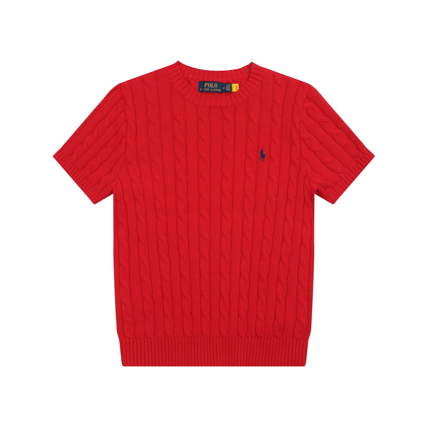 Ralph Lauren Knitted sweaters Ralph Lauren Knitted Short Sleeved Shirt Small Standard Twist Knitted Crew Neck Short Sleeve