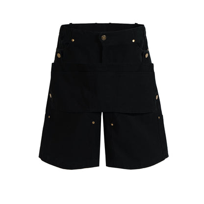 MIJKO Mens Shorts Detachable Shorts
