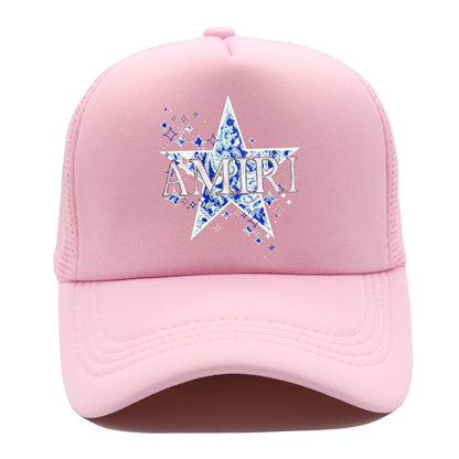 Amiri Hat Printed AMIRI Mesh Cap Sun Cap Outdoor Baseball Cap Cap