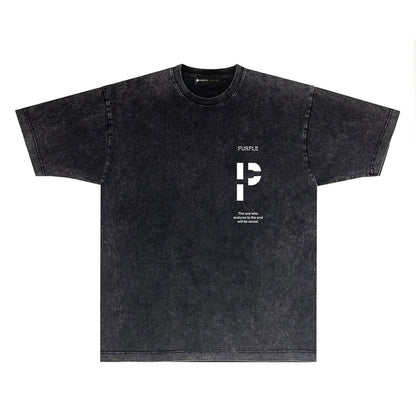 Purple Brand Distressed T Shirts Short Sleeve