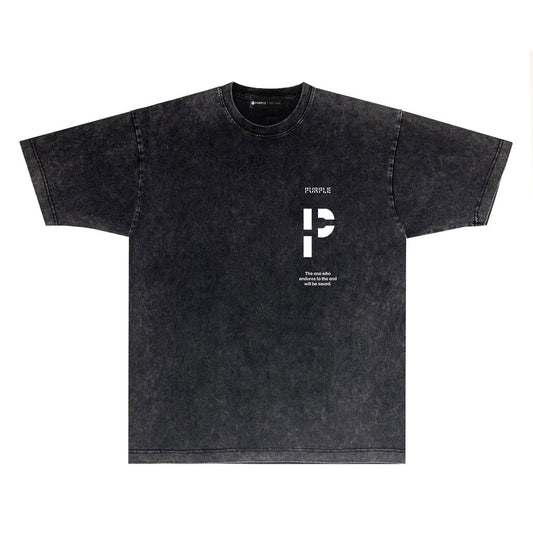 Purple Brand Distressed T Shirts Short Sleeve