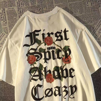 Anti Social Club T Shirt Retro Short Sleeve T-shirt Men's Summer Loose