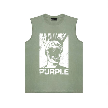 Purple Brand Tank T Shirts Sleeveless T-shirt Vest