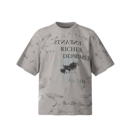 Unisex T-Shirts ERD Explosive Print Loose Fashion Tee