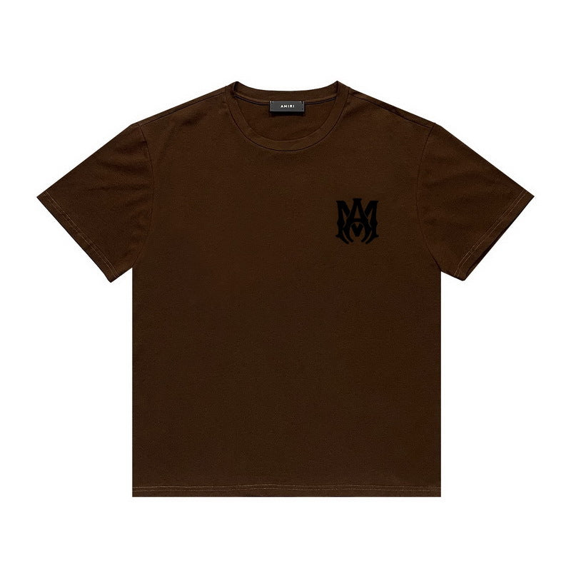 Amiri T Shirt Letter Print Casual round Neck Short Sleeve T-shirt