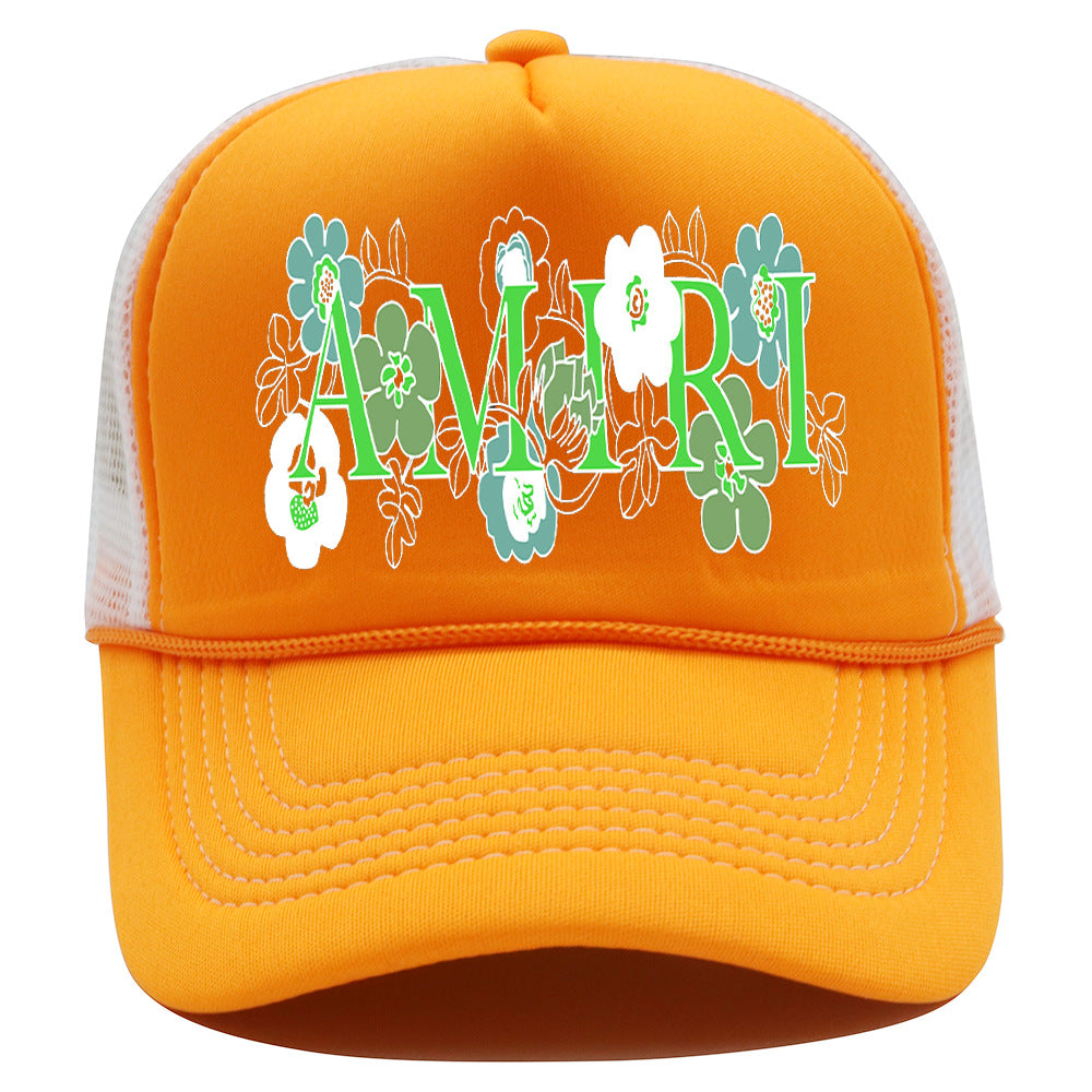 Amiri Hat Sun Cap AMIRI Letter Print Baseball Cap Fashion