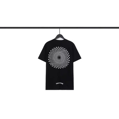 CHH Chrome Heart T Shirts Scroll Heart Gypsy Printed Crew Neck Short Sleeve T-Shirt