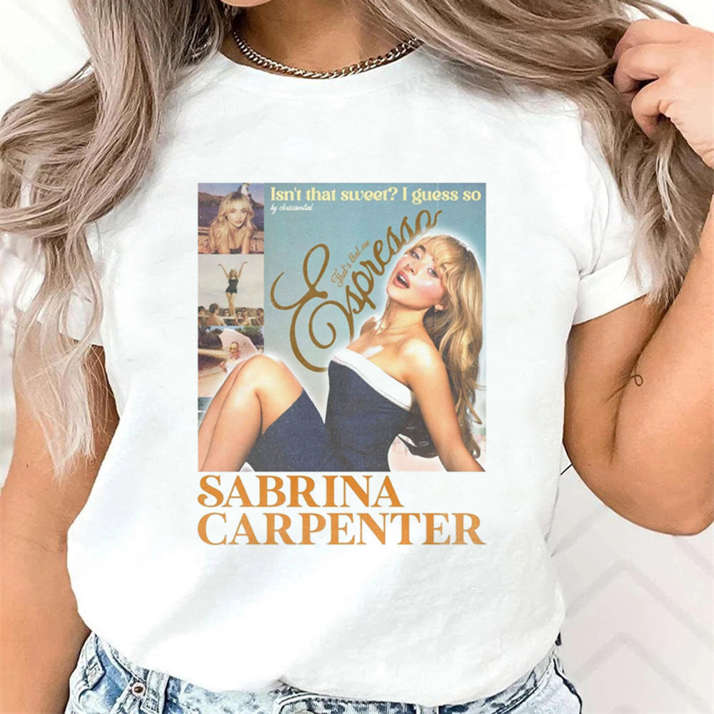 Sabrina Carpenter tshirt women funny manga T Shirt