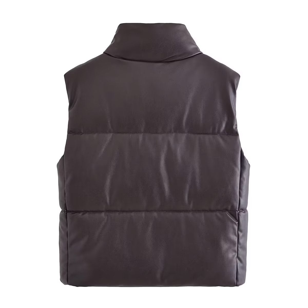 Women Cotton Coat Fashion Casual Leather Vest