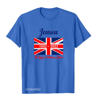 Inspired by Queen's Platinum Jubilee 2022 Elizabeth 70 Years T-shirt Printed Short Sleeve T-shirt