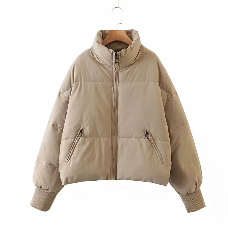 Women Cotton Coat Loose and Warm Idle Style down Jacket