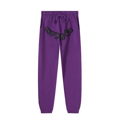 Sp5der Hoodie & Sweatpants 2 Piece Set Velvet Sport