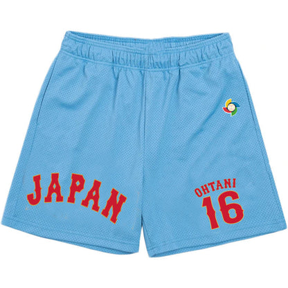 MLB Shorts WBC Otani Shohei No. 16 Ball Shirt Shorts Men's Summer Beach Pants Sports
