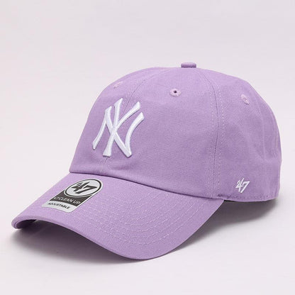 Dodgers and Yankees Baseball Cap 47brand Baseball Cap Female Dark Gray Soft Top Embroidery Hip Hop Male Hat