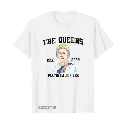 Inspired by Queen's Platinum Jubilee 2022 Elizabeth 70 Years T-shirt Graphic Print Crew Neck Short Sleeve
