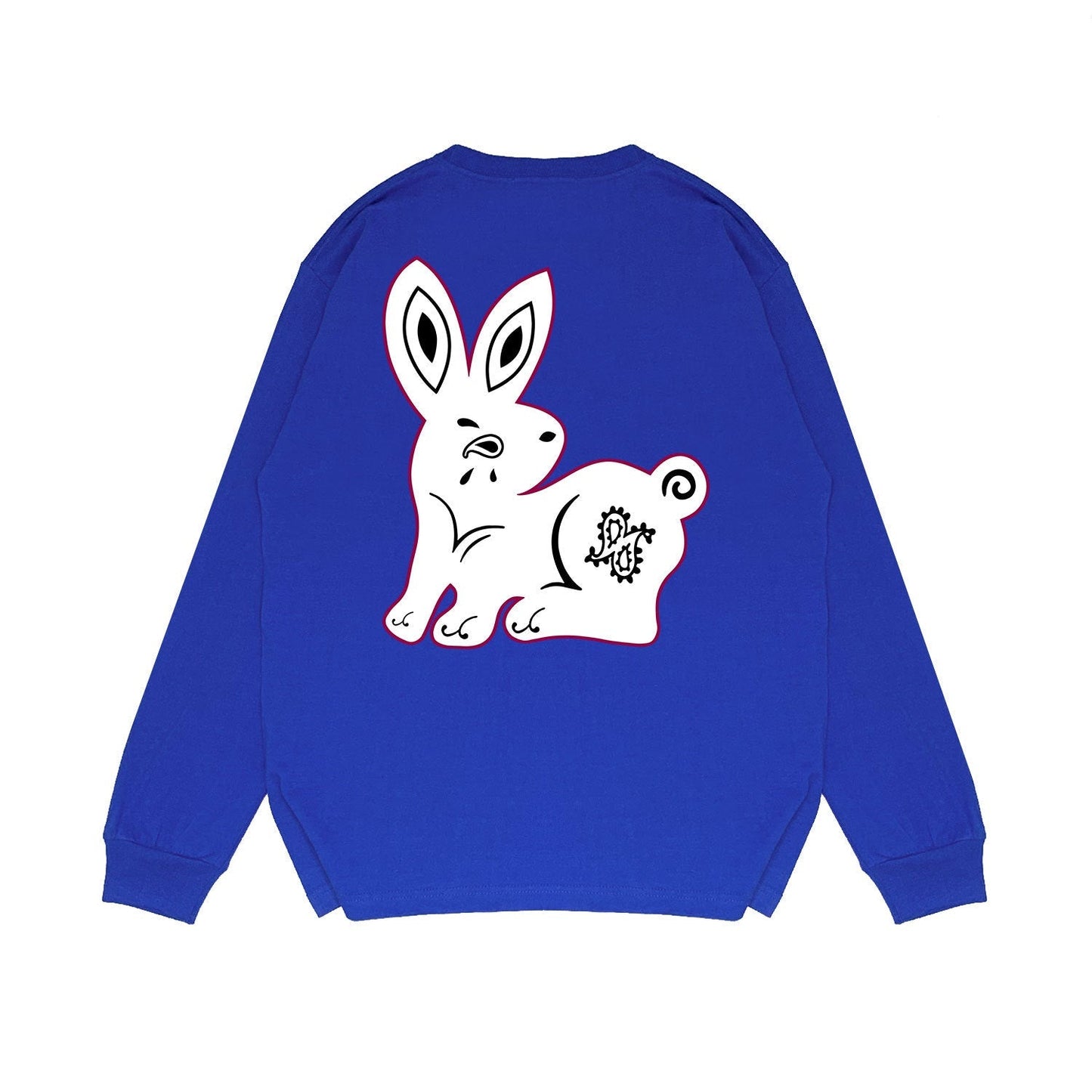 Amiri Long-Sleeve Shirt Creative Bunny Printed Casual Long-Sleeve Shirt