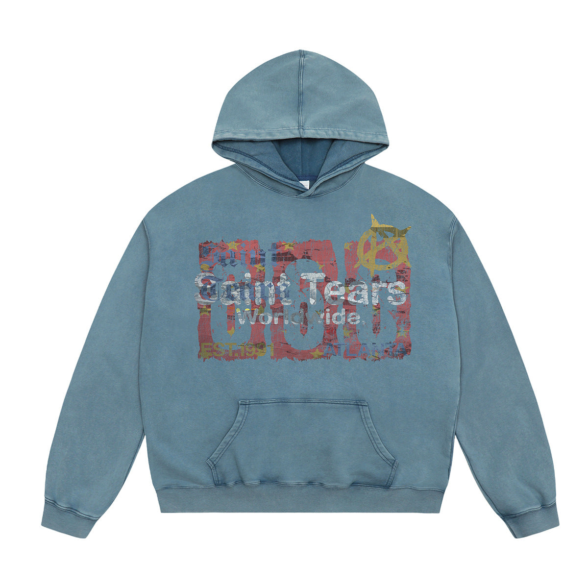 Unisex Hoodies Saint Michael Old Loose Sweater