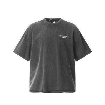 Unisex T-Shirts FOG VINTAGE Cotton Loose T-Shirts