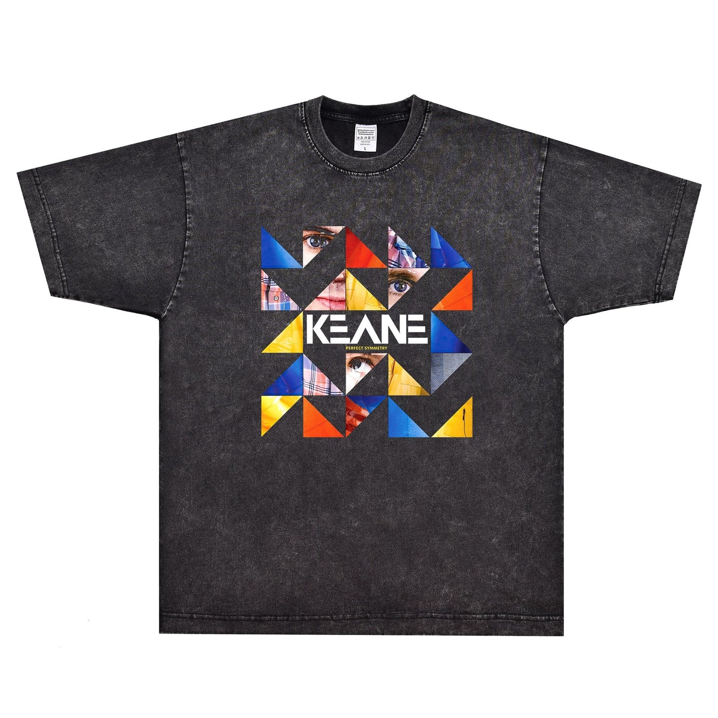 Rock Star T Shirt Keane Perfect Symmetry T-shirt Rock Band American Style Loose Printed Short Sleeve