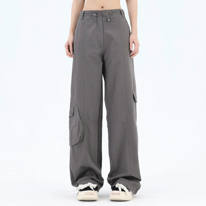 Men Sweatpants Casual Trousers Men's Loose Straight Wide Leg Pants Sports Overalls
