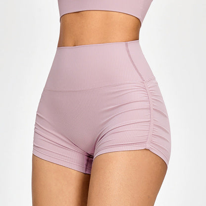 Women Yoga Sports Shorts Tight Fitness Shorts Quick-Drying Workout Clothes