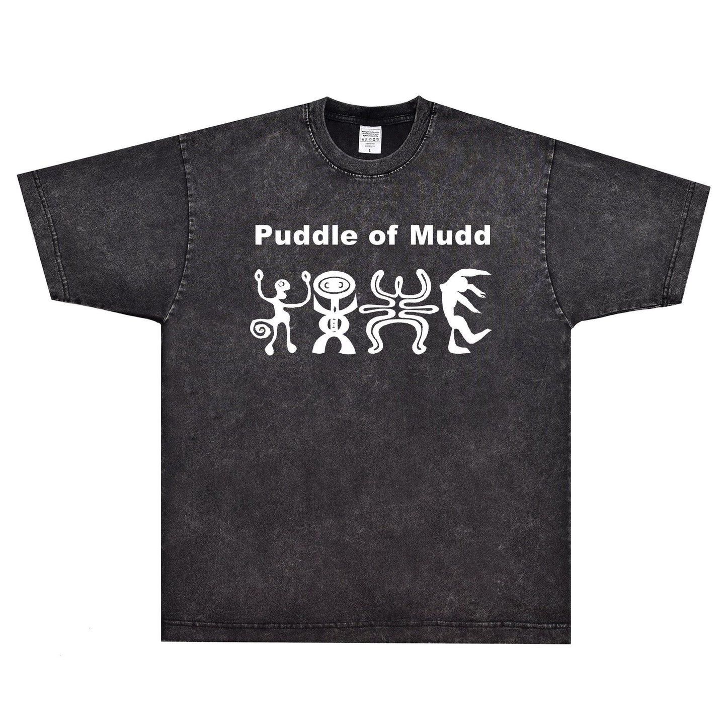 Rock Star T Shirt Puddle of Mudd T-shirt Rock Band American Street Cartoon Loose